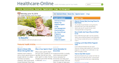 Desktop Screenshot of healthcare-online.org