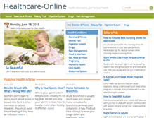 Tablet Screenshot of healthcare-online.org